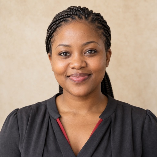 AI-generated portrait for fictional profile Lerato Molefe